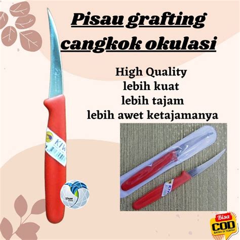 Jual Pisau Grafting Cangkok Okulasi Knife Fruit Lokal Alat Berkebun