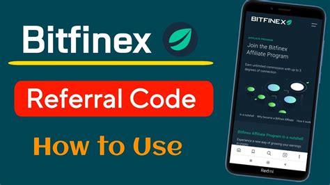 Bitfinex Referral Code How To Use Bitfinex Referrer Code In 2023