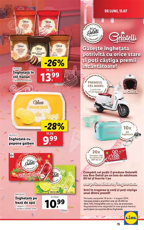 Oferte Lidl Inghetata Din Iulie Revista Lidl