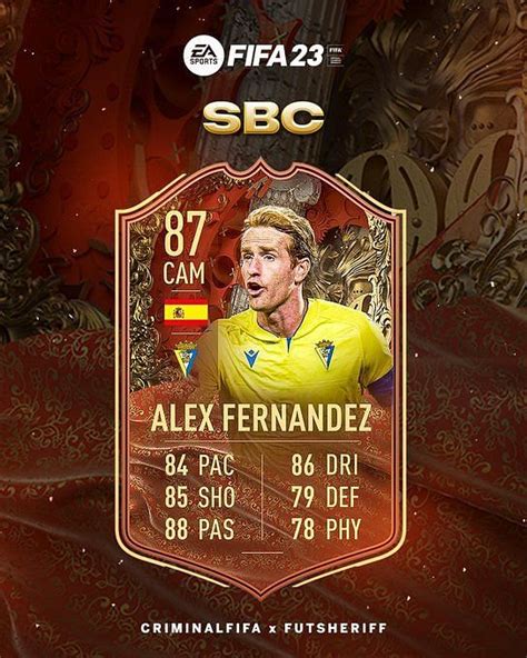 Fifa 23 Fut Centurions Leak Hints At Alex Fernandez Coming As Sbc To