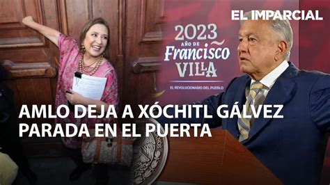 AMLO cierra la puerta de Palacio Nacional a senadora Xóchitl Gálvez