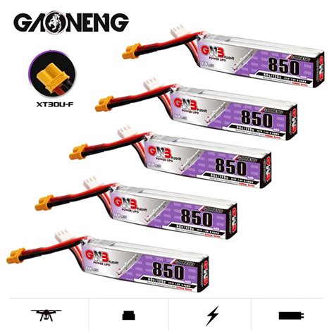 Pcs Gnb S Mah V C Hv Lipo Battery With Xt U F Plug For