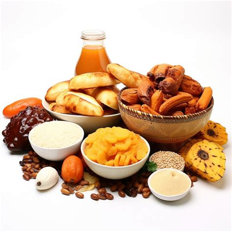 Premium AI Image | National food of Niger with white background high q