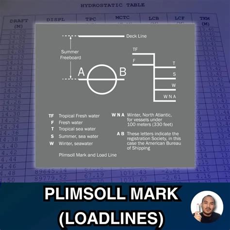 plimsoll mark  reference mark  cargo vessels karim elsayed