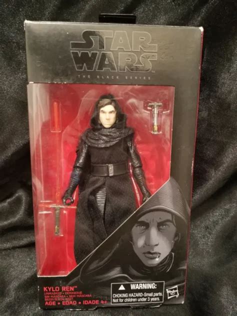 Figurine Articul E Kylo Ren Unmasked The S Rie Noire Star Wars