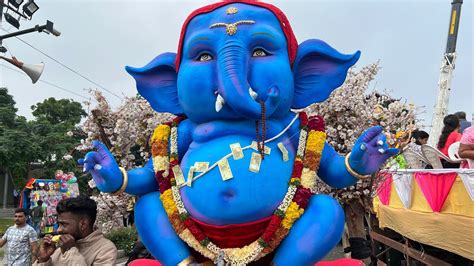 Ganesh Nimajjanam In Hussain Sagar Full Video Big Ganesh Shobha Yatra