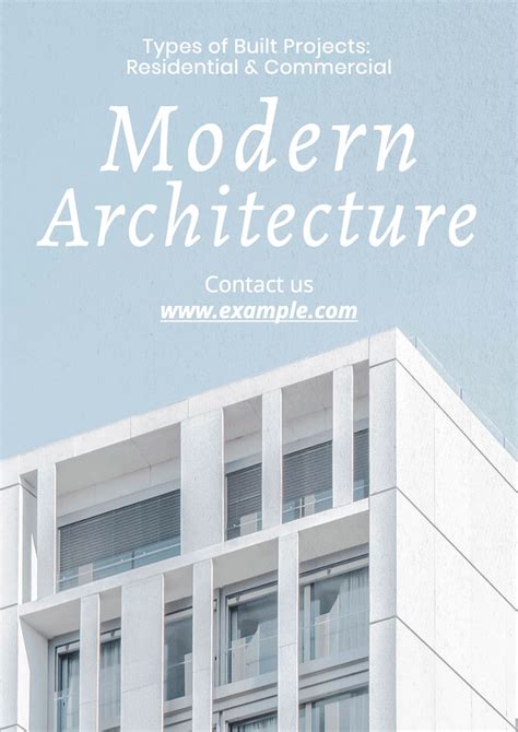 Modern architecture poster template, editable | Premium Editable ...