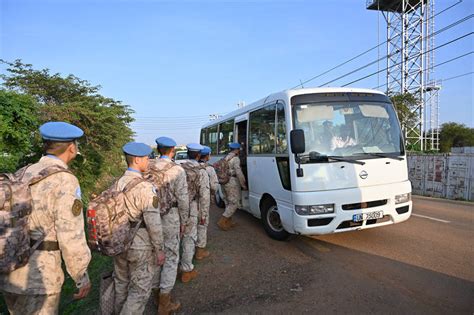 中国第13批赴南苏丹（瓦乌）维和工兵分队开始启程回国 任务 和平 联合国