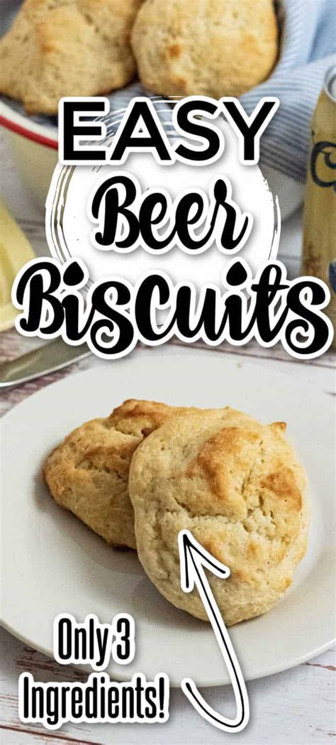 3 Ingredient Beer Biscuits With Bisquick