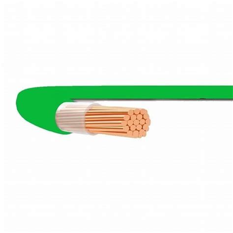 Cabo Flexível Corfio Sil Cobrecom Nexans 70mm² 1Kv HEPR Verde Por Metro