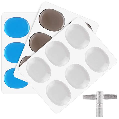 Drum Damper Gel Pads Multicolor Transparent Silicone Drums Silencer