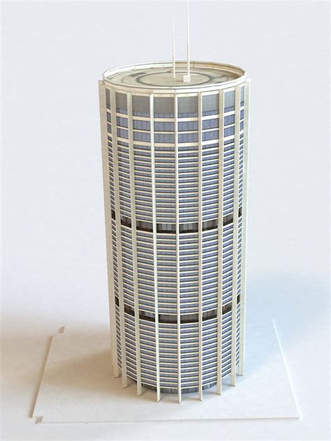 3d Cylinder Building