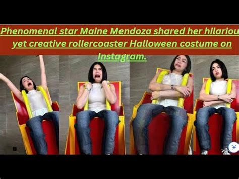 Maine Mendoza Shared Her Hilarious Yet Creative Rollercoaster Halloween