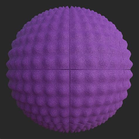 Artstation Acoustical Eggcrate Foam Tiles Free Pbr Texture