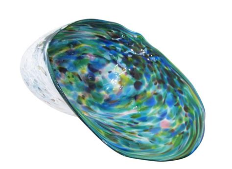 Hand Blown Glass Paua Medium By Anthony Genet Magma Gallery