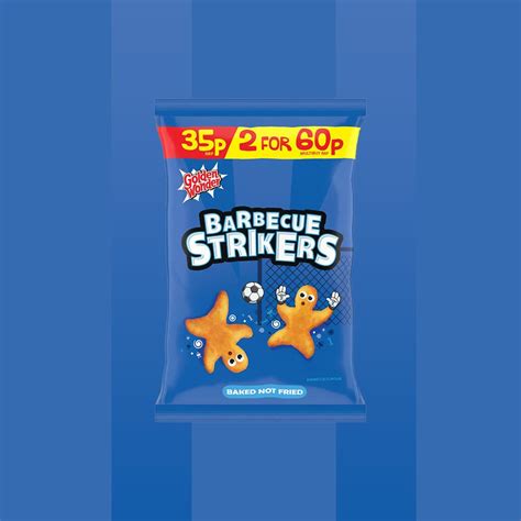 12x Golden Wonder Bbq Strikers 22g One Pound Crisps