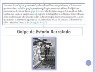 El Golpe Militar De Los Hermanos Gutierrez 1872 PPT