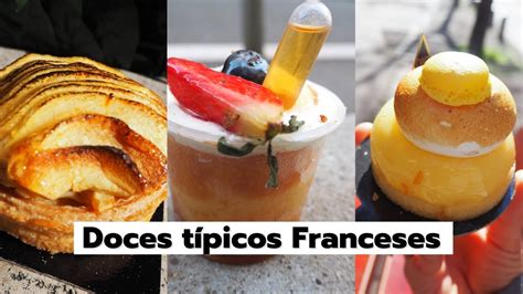 Doces Franceses Doces Cl Ssicos Das Patisserie Francesa E Croissant De