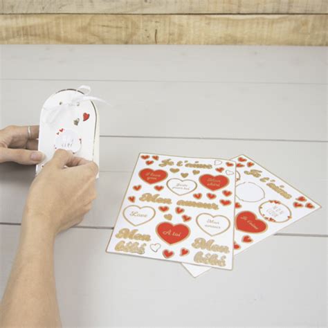 60 Stickers Déco Coeur Decoration Mariage pas cher