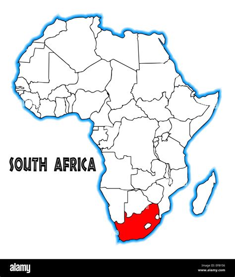 Outline Map Of South Africa