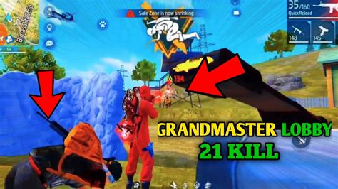 Grandmaster Lobby Solo Vs Squad 21 Kill New Overpower Gameplay