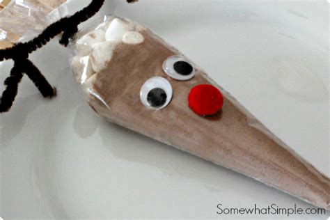 Reindeer Hot Cocoa Bags Somewhat Simple