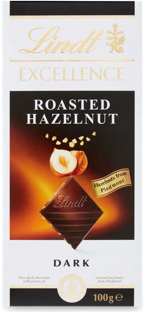 Czekolada GORZKA Lindt Excellence Roasted Hazelnut DARK 100g