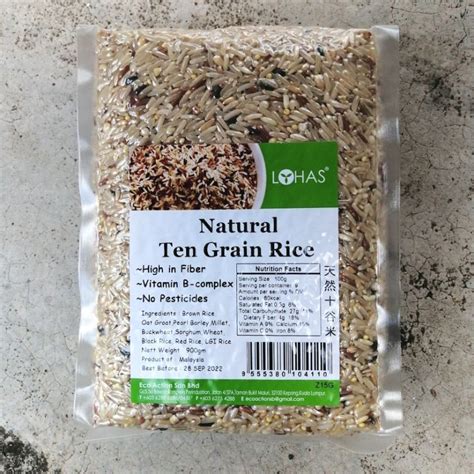 Lohas Natural Ten Grain Rice G Shopee Malaysia