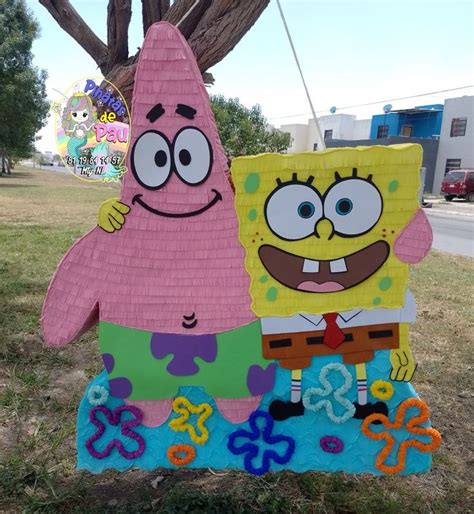 Piñata de Patricio y Bob esponja Piñata bob esponja Bob esponja