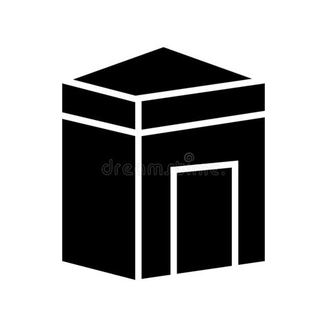 Kabah Icon or Logo Isolated Sign Symbol Vector Illustration Stock Vector - Illustration of haram ...