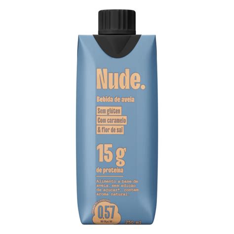 Bebida De Aveia Caramelo E Flor De Sal NUDE 250ml