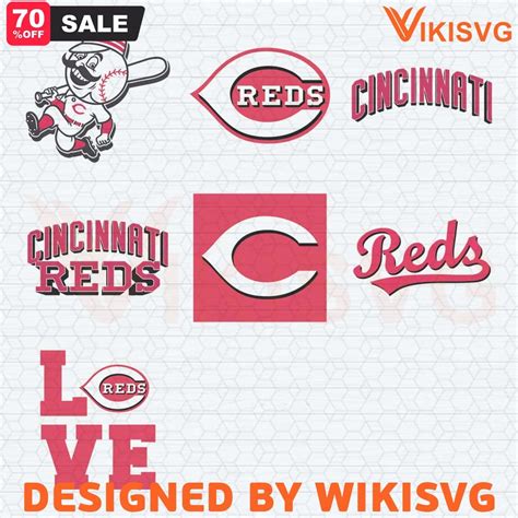 Cincinnati Reds Logo Mlb Team Svg Bundle Cincinnati Reds Logo Mlb Team