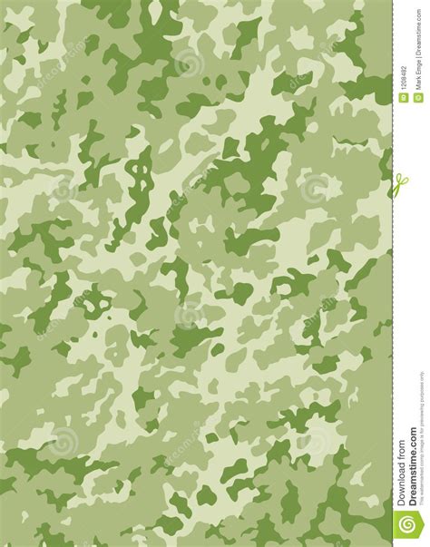 Camouflage Vector Pattern A Camouflage Pattern Created In Adobe