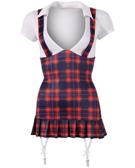 Cottelli Costumes Schoolgirl Vestito Per Giochi Di Ruolo Erotici