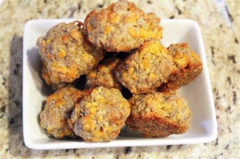 Spicy Sausage Cheddar Balls Sausage Balls Bisquick Paula Deen Paula