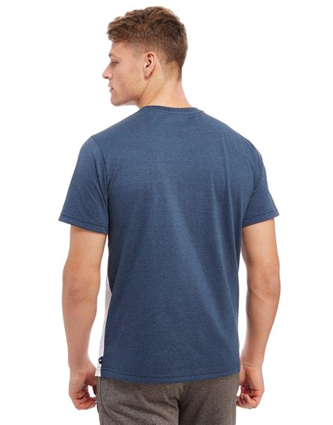 Lyst Ellesse Renzo Colourblock T Shirt In Blue For Men