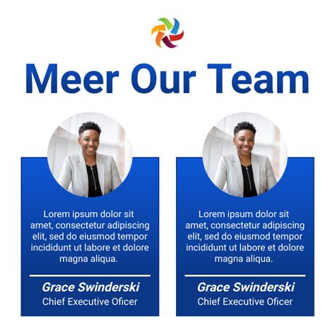 Meet Our Team Template Postermywall