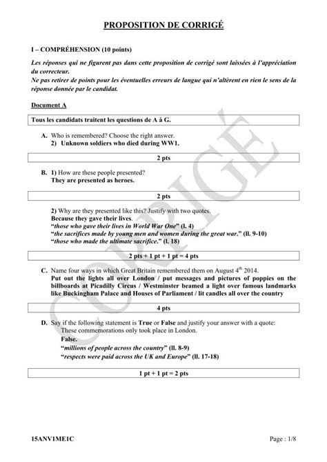 Pdf Proposition De Corrig Sujet De Pdf Fileles R Ponses Qui Ne