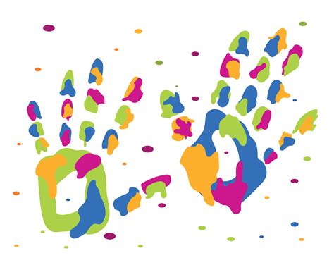 Holi Background With Colorful Handprint 12632209 Vector Art at Vecteezy