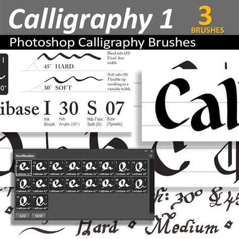 Calligraphy Brushes 01 - GrutBrushes.com