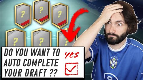 Najlu I Draft Ikada Fifa Auto Complete Draft Challenge Youtube