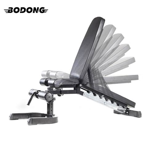 Adjustable Exercise Weight Bench Home Gym Workout Incline Foldable ...