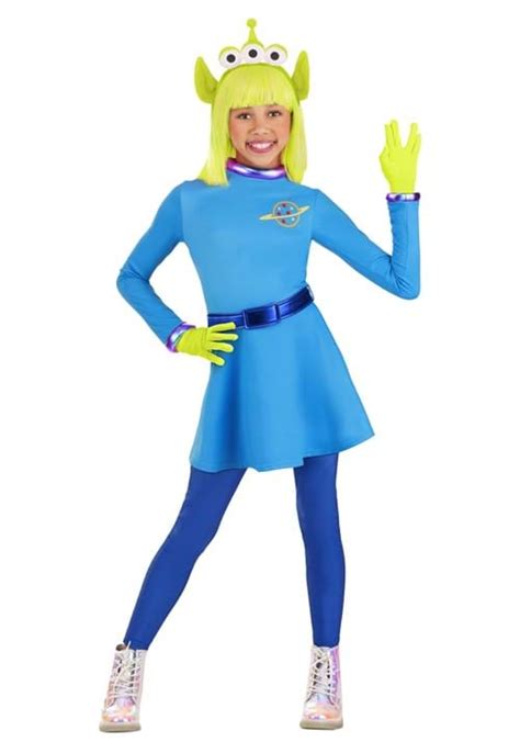 Kid S Disney And Pixar Toy Story Alien Costume Dress Disney Costumes