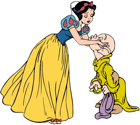 Snow White With Dwarfs Clip Art Images Disney Clip Art Galore