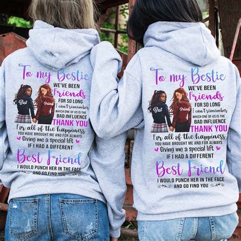 Bestie Hoodie For 2 To My Bestie Weve Been Best Friends For So Long