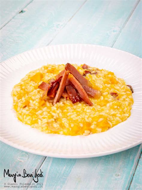 Risotto Alla Zucca Speck E Taleggio Mangia Bevi Godi Blog Di