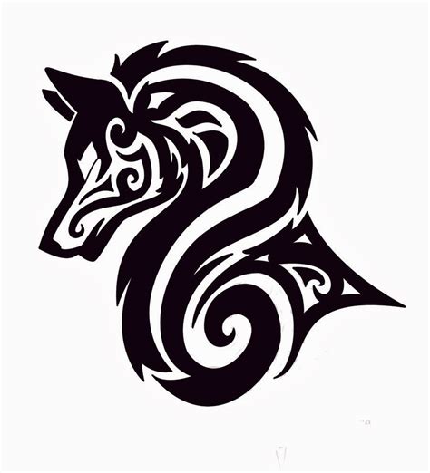 Image - Wolf-tribal-tattoo-stencil-17.jpg | Animal Jam Clans Wiki | FANDOM powered by Wikia