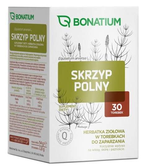 Bonatium Skrzyp polny Herbatka ziołowa 30 torebek Zioła i Herbaty