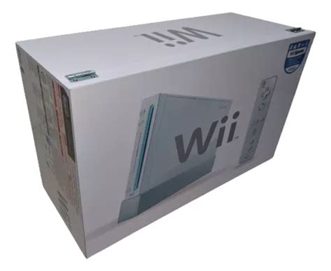 Caixa Vazia Nintendo Wii Branco De Madeira Mdf