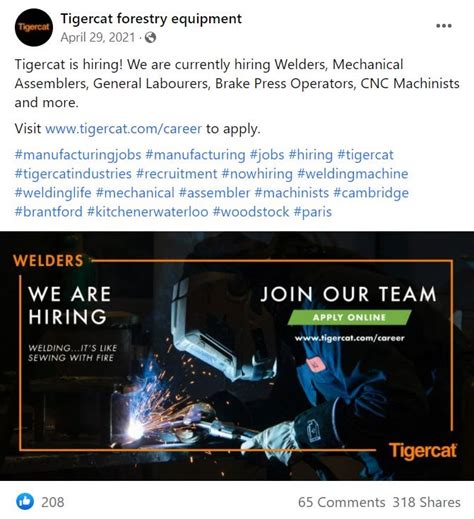 Hiring & Recruiting Ad Examples: Manufacturing | Team Engine